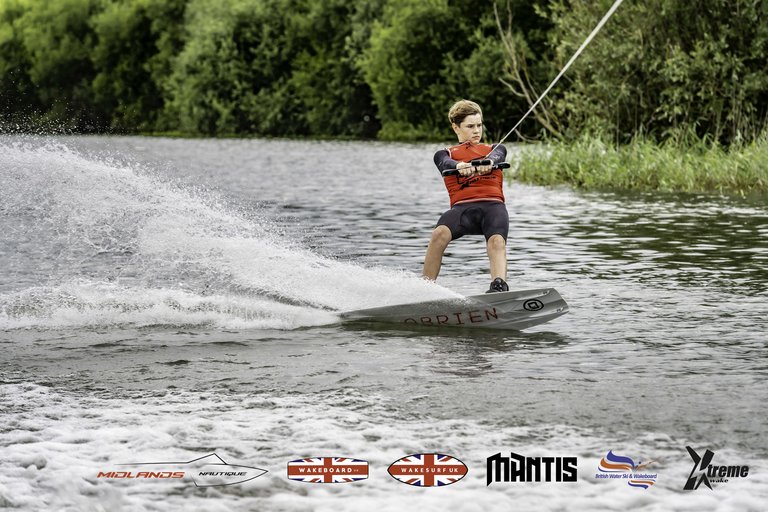 Rider at the 2024 Midlands Nautique UK Wake Nationals Wakeboard - Photo Mantis Pro Media