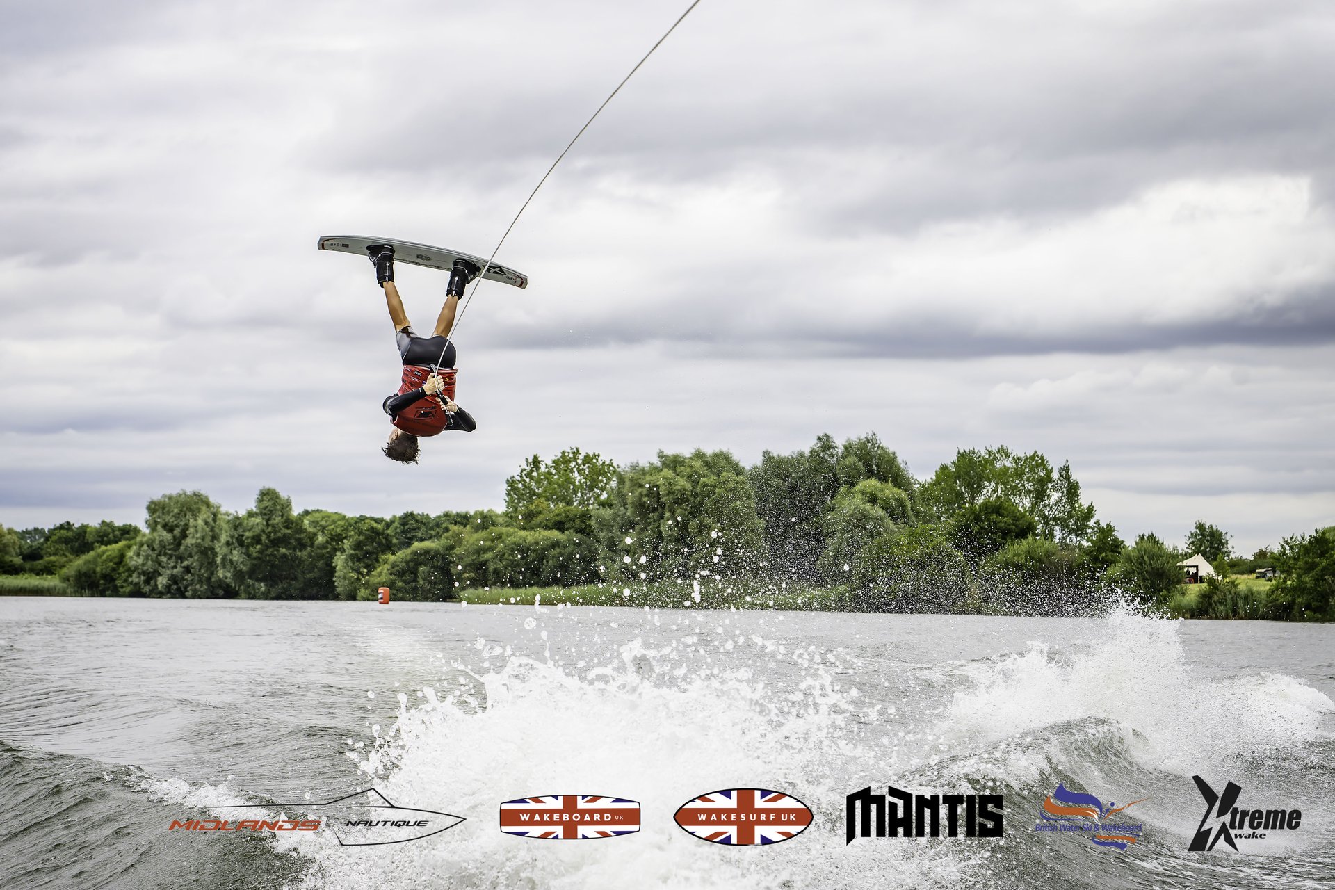 Rider at the 2024 Midlands Nautique UK Wake Nationals Wakeboard