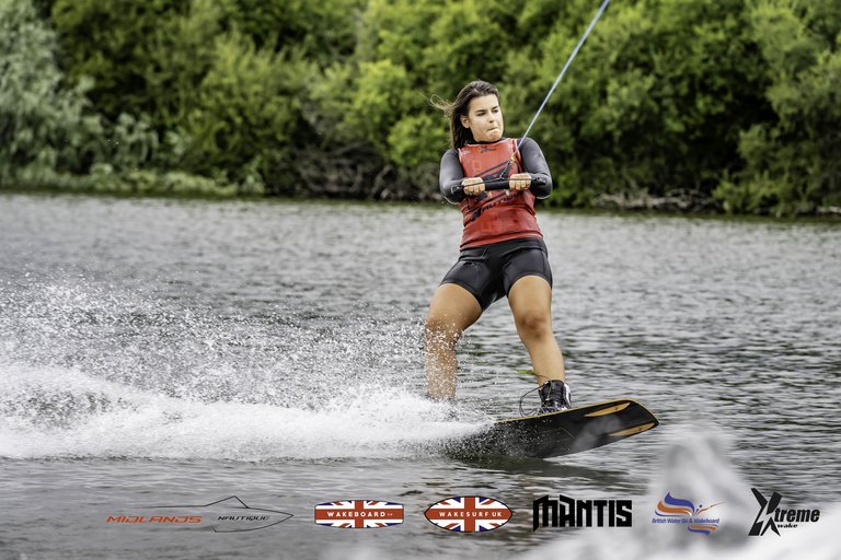 Rider at the 2024 Midlands Nautique UK Wake Nationals Wakeboard - Photo Mantis Pro Media