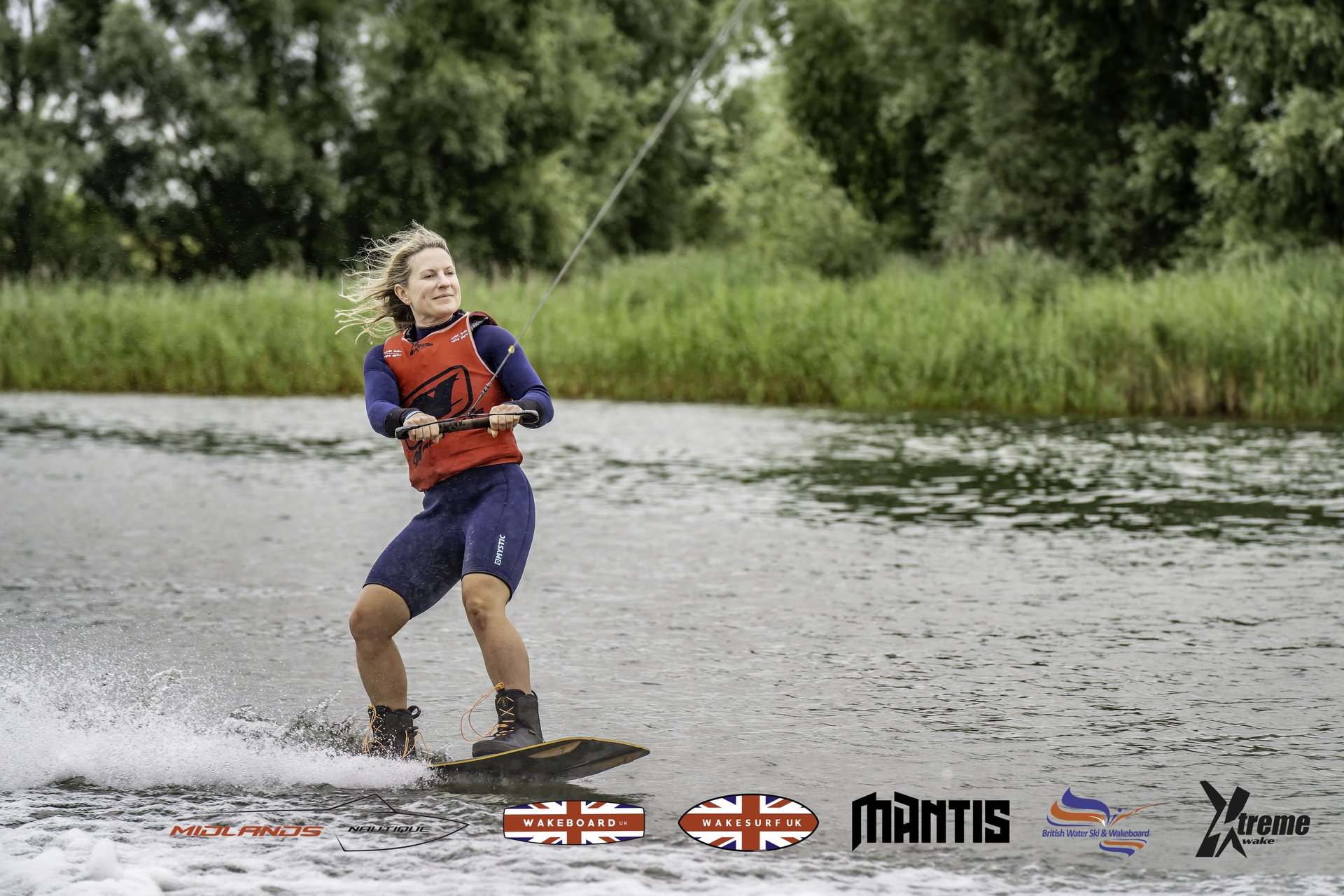 Rider at the 2024 Midlands Nautique UK Wake Nationals Wakeboard