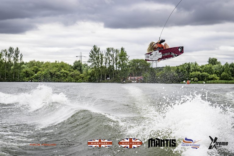 Rider at the 2024 Midlands Nautique UK Wake Nationals Wakeboard - Photo Mantis Pro Media