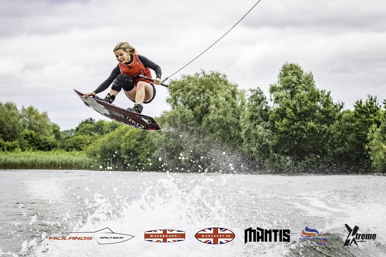 Rider at the 2024 Midlands Nautique UK Wake Nationals Wakeboard - Photo Mantis Pro Media