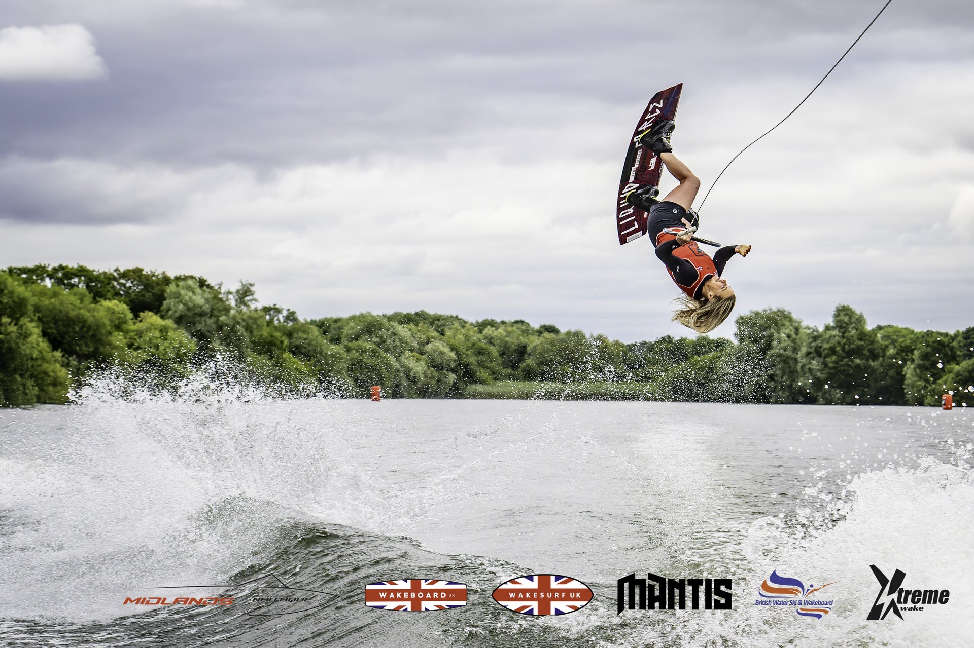Rider at the 2024 Midlands Nautique UK Wake Nationals Wakeboard