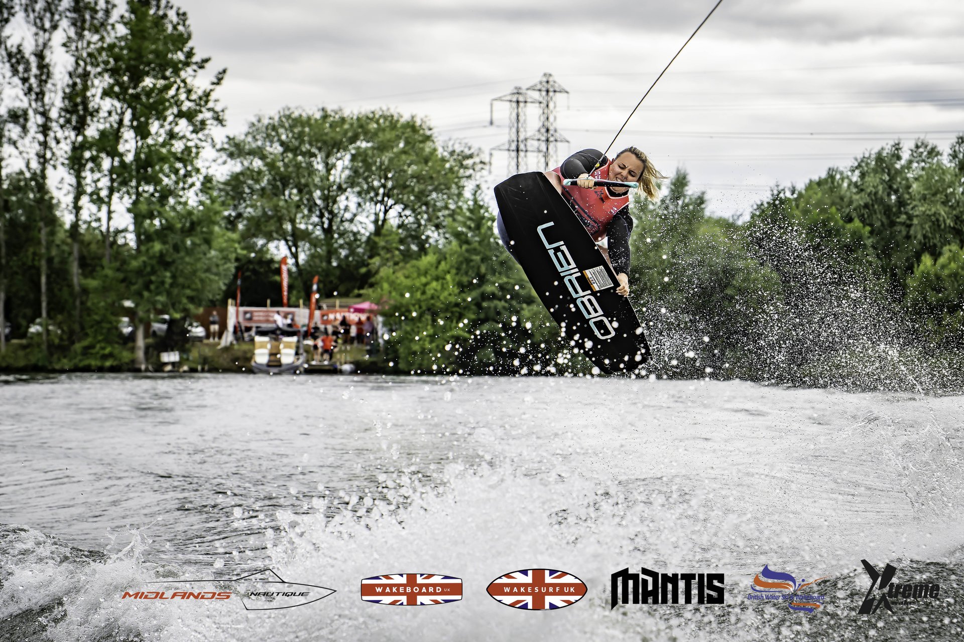 Rider at the 2024 Midlands Nautique UK Wake Nationals Wakeboard