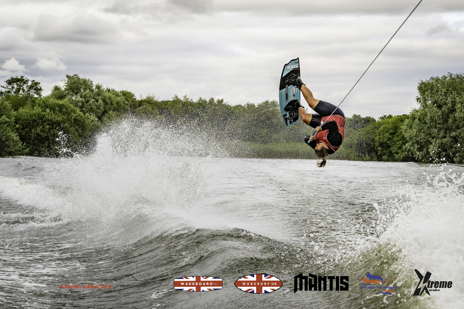 Rider at the 2024 Midlands Nautique UK Wake Nationals Wakeboard