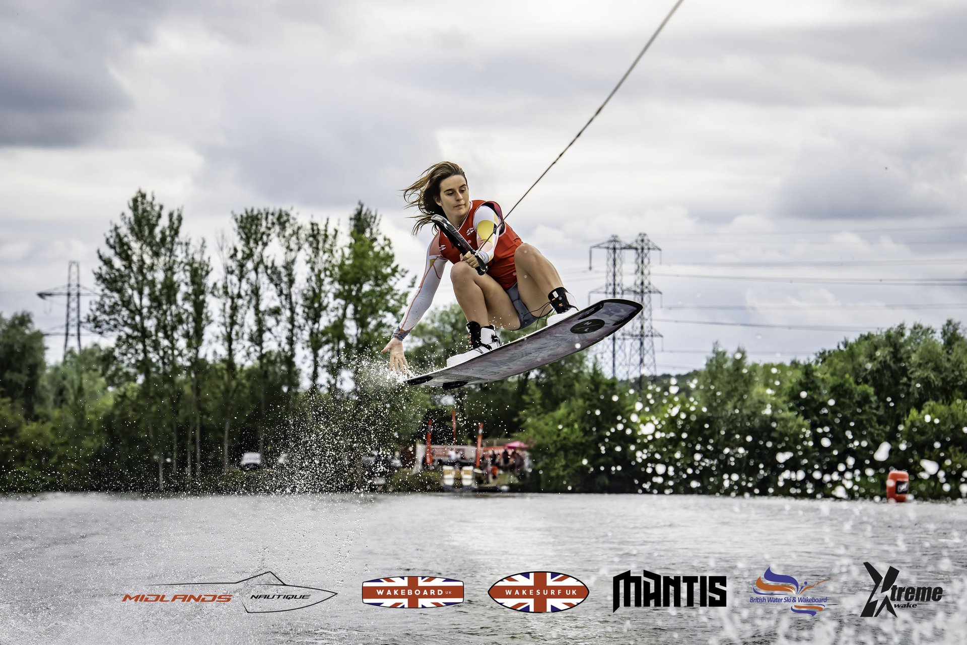 Rider at the 2024 Midlands Nautique UK Wake Nationals Wakeboard