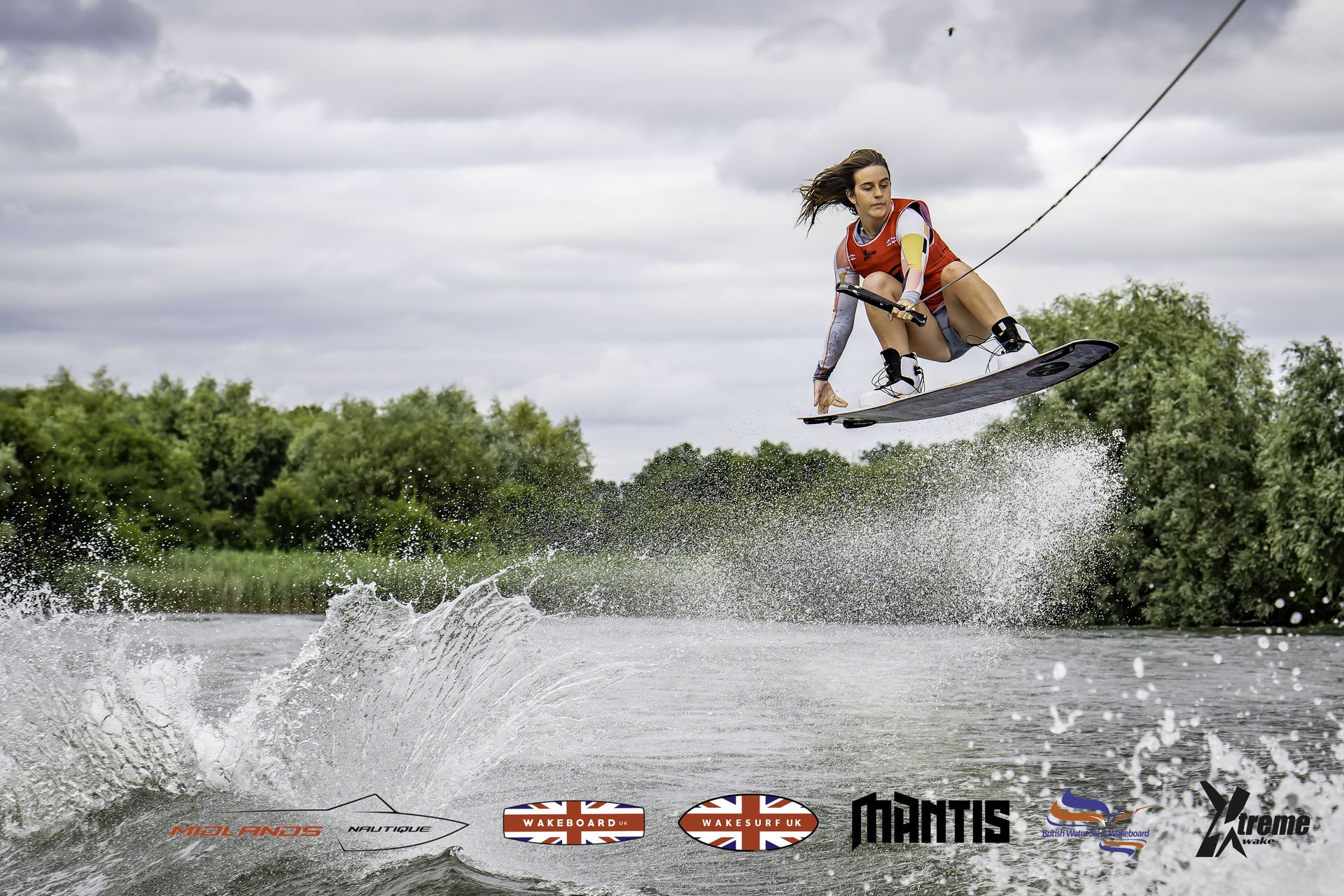 Rider at the 2024 Midlands Nautique UK Wake Nationals Wakeboard