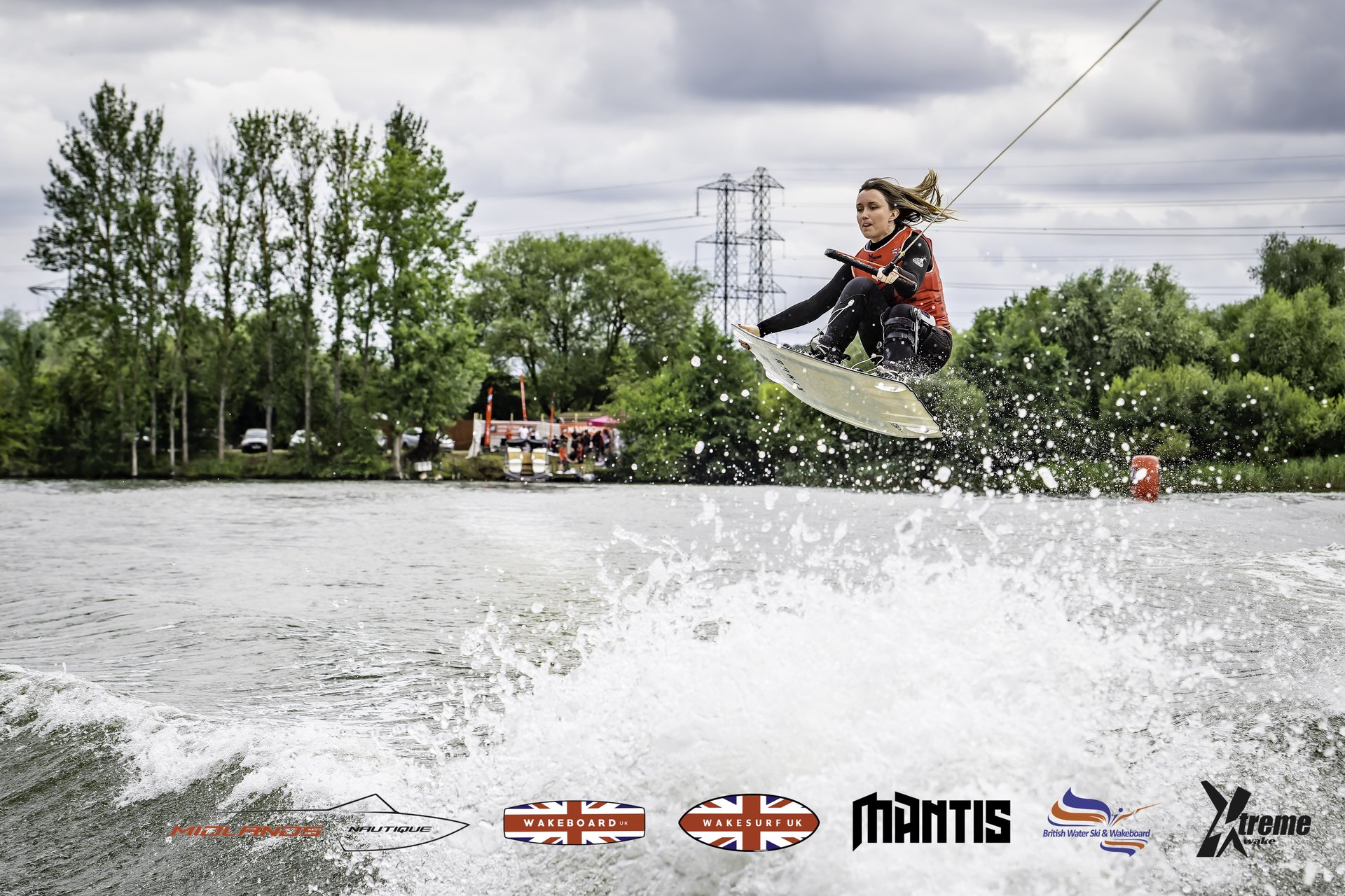 Rider at the 2024 Midlands Nautique UK Wake Nationals Wakeboard