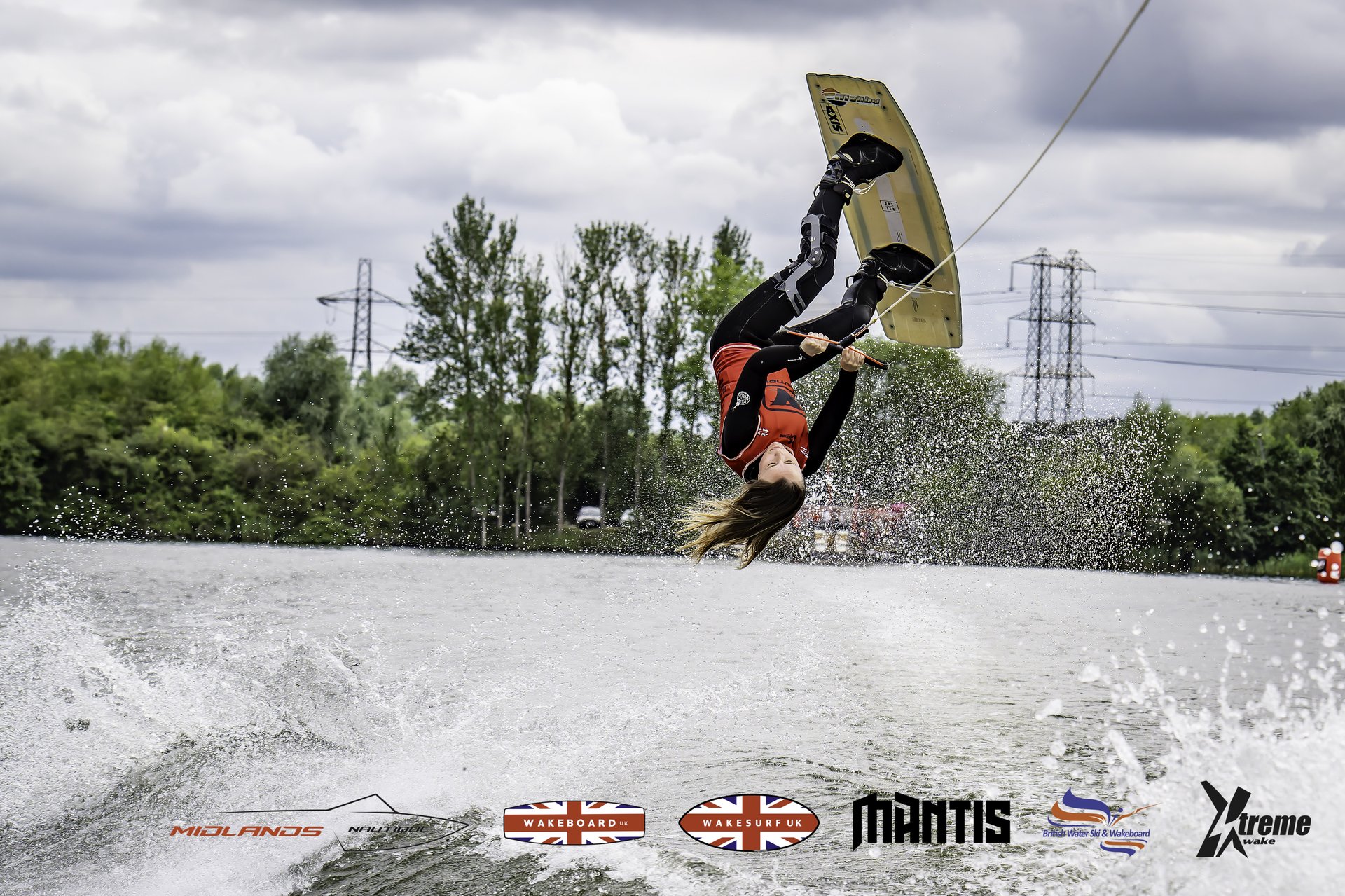 Rider at the 2024 Midlands Nautique UK Wake Nationals Wakeboard