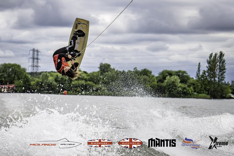 Rider at the 2024 Midlands Nautique UK Wake Nationals Wakeboard - Photo Mantis Pro Media