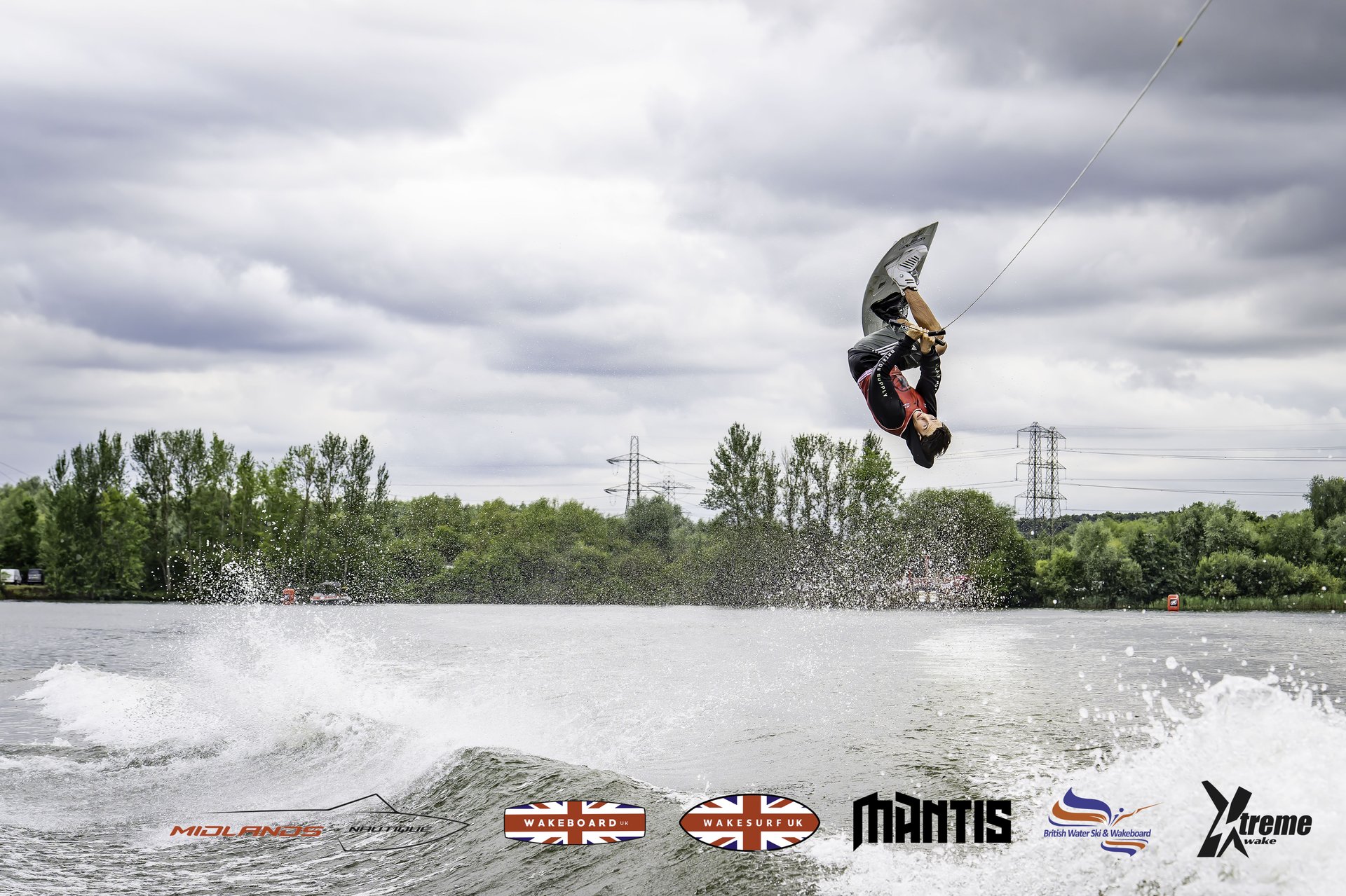 Rider at the 2024 Midlands Nautique UK Wake Nationals Wakeboard