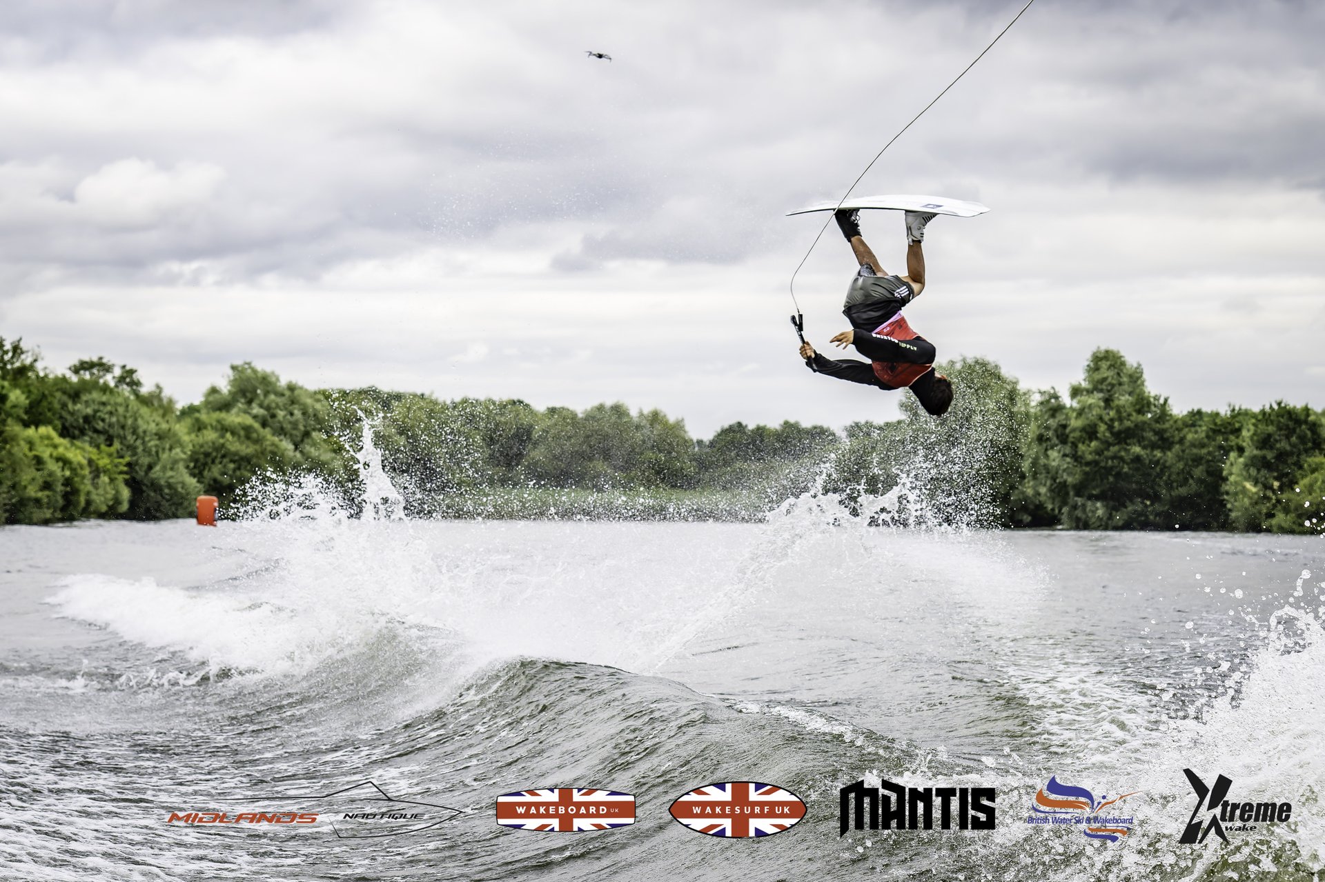 Rider at the 2024 Midlands Nautique UK Wake Nationals Wakeboard