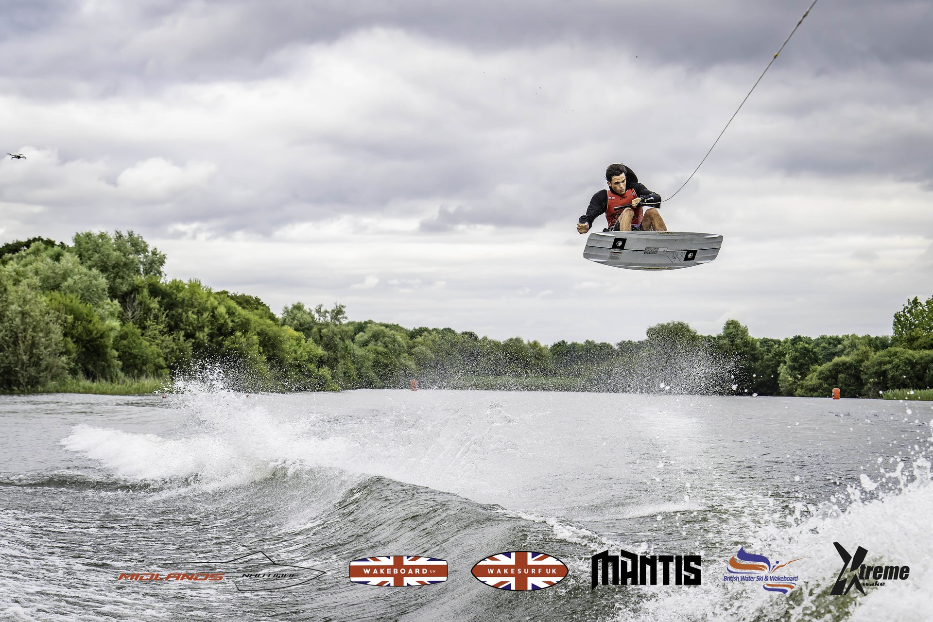 Rider at the 2024 Midlands Nautique UK Wake Nationals Wakeboard
