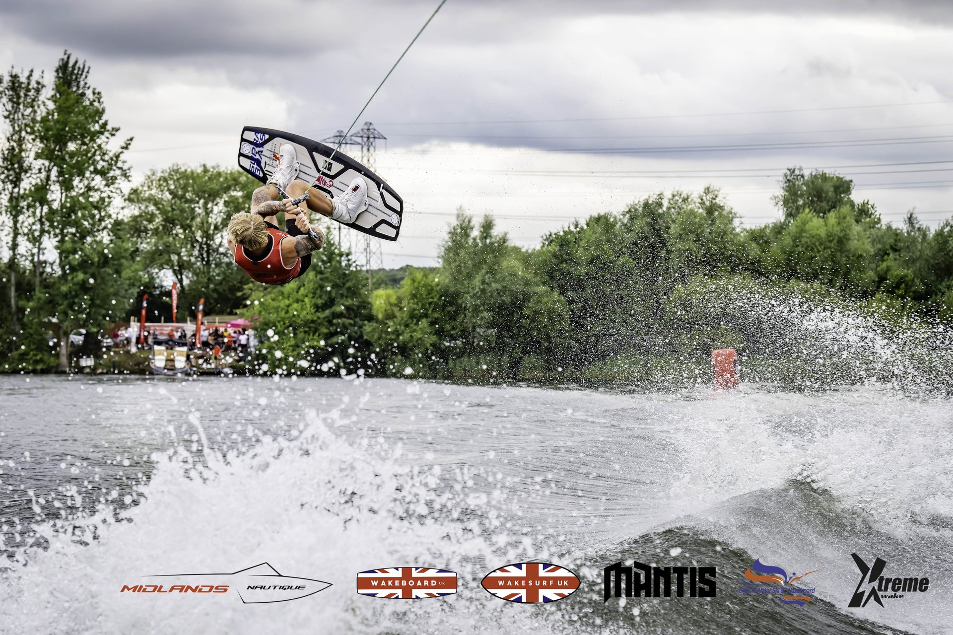 Rider at the 2024 Midlands Nautique UK Wake Nationals Wakeboard