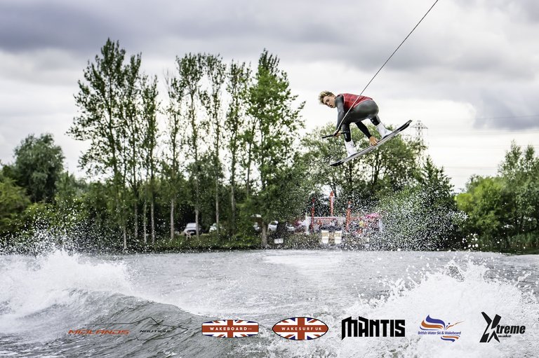 Rider at the 2024 Midlands Nautique UK Wake Nationals Wakeboard - Photo Mantis Pro Media