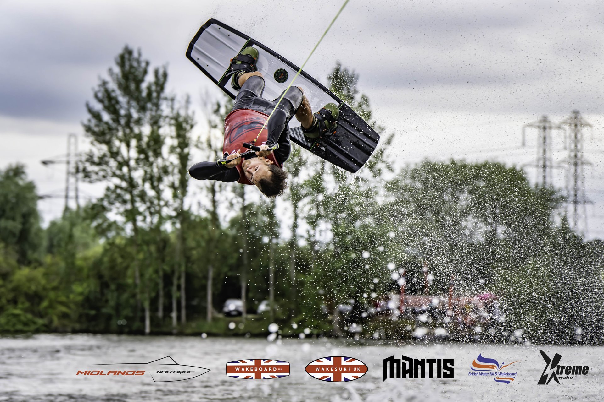 Rider at the 2024 Midlands Nautique UK Wake Nationals Wakeboard