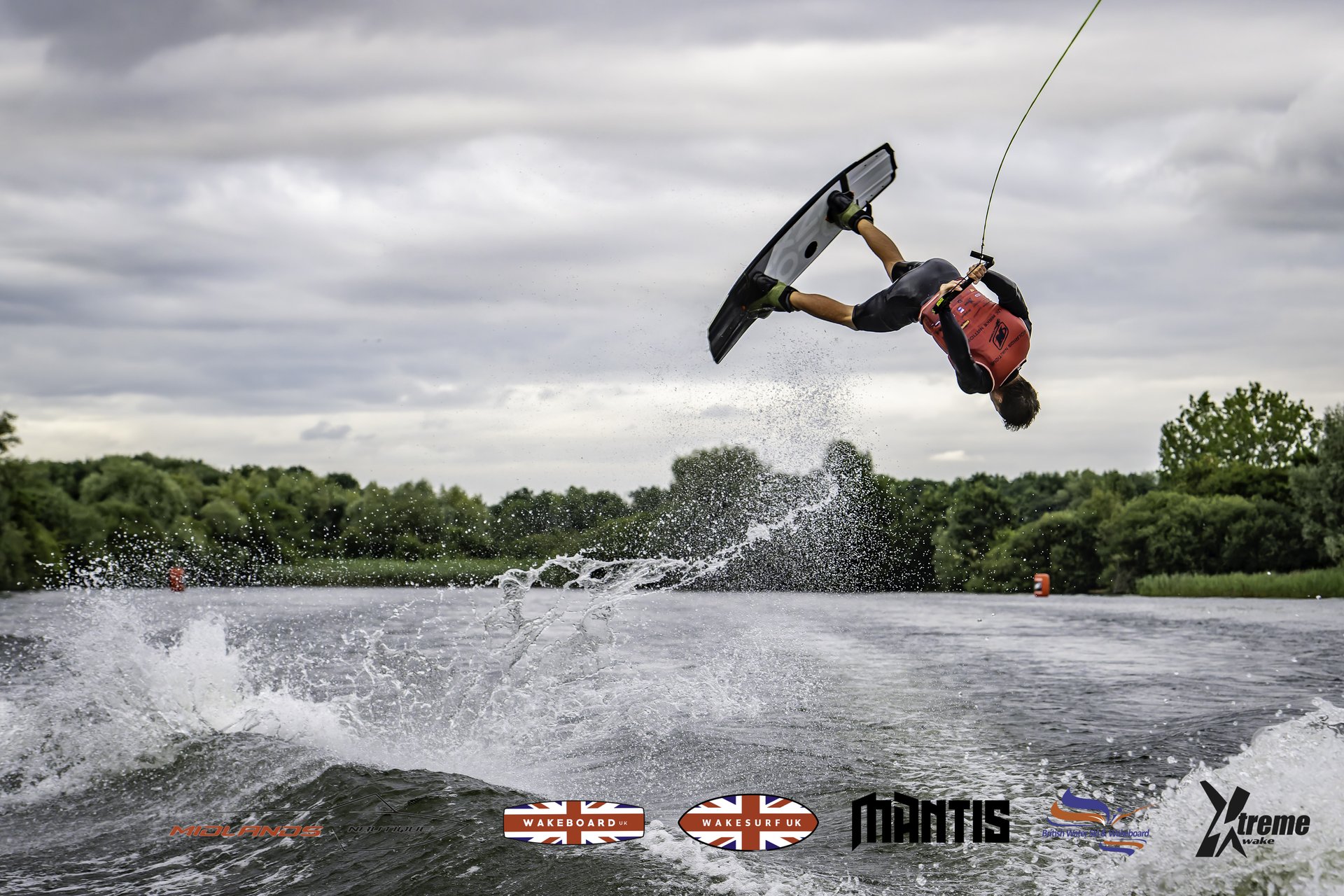Rider at the 2024 Midlands Nautique UK Wake Nationals Wakeboard
