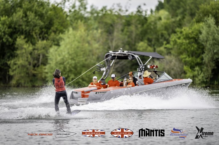 Rider at the 2024 Midlands Nautique UK Wake Nationals Wakeboard - Photo Mantis Pro Media
