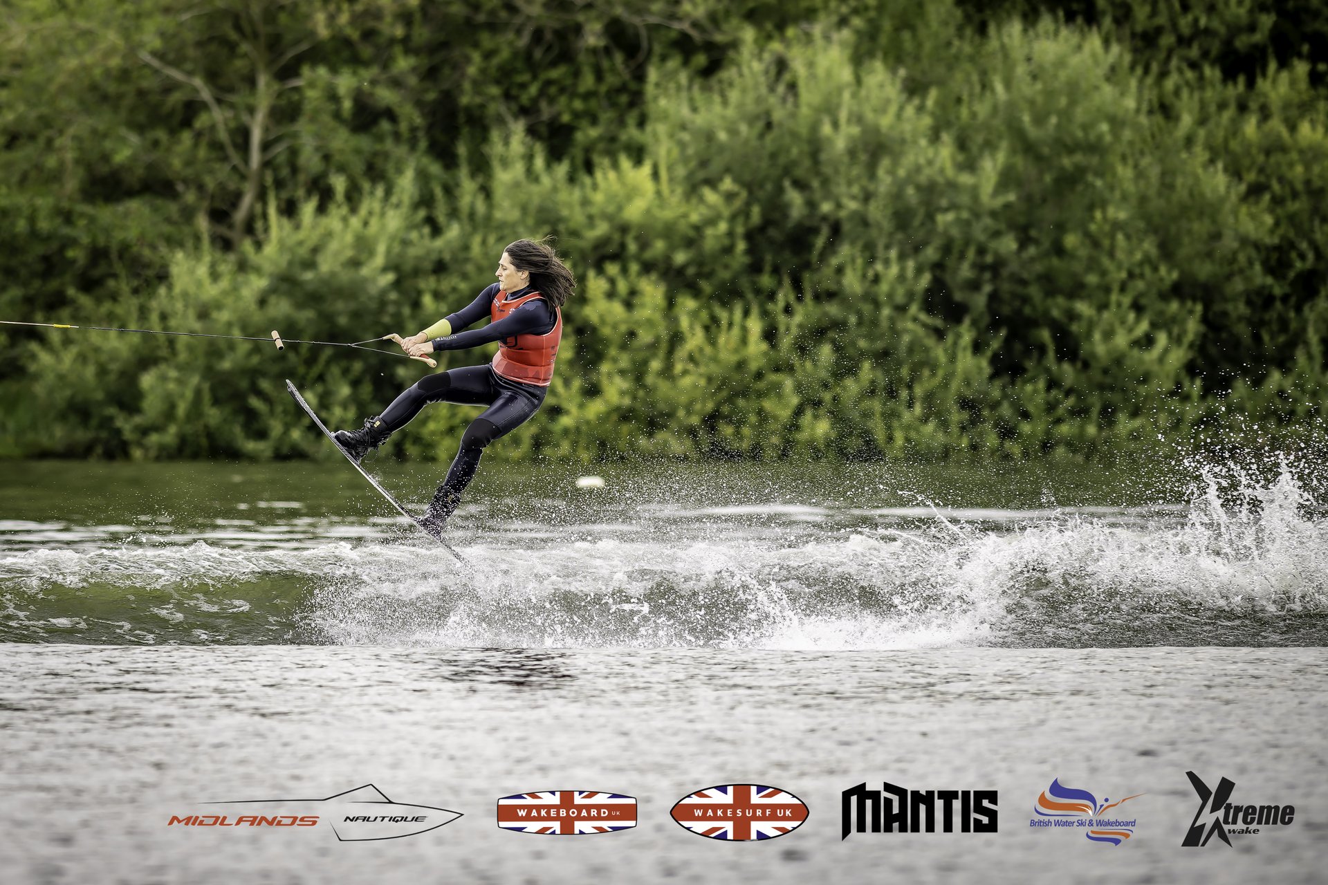 Rider at the 2024 Midlands Nautique UK Wake Nationals Wakeboard