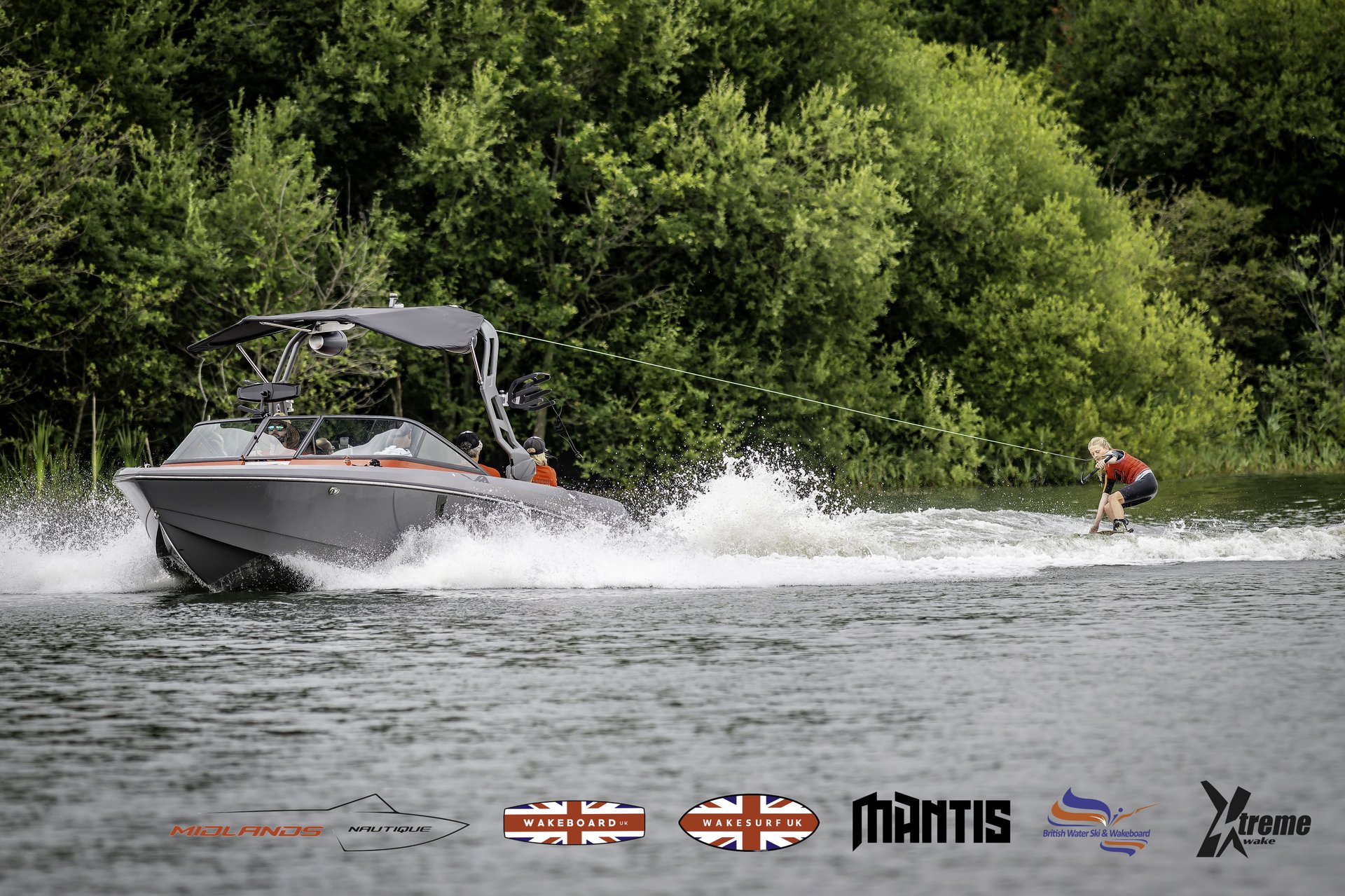 Rider at the 2024 Midlands Nautique UK Wake Nationals Wakeboard