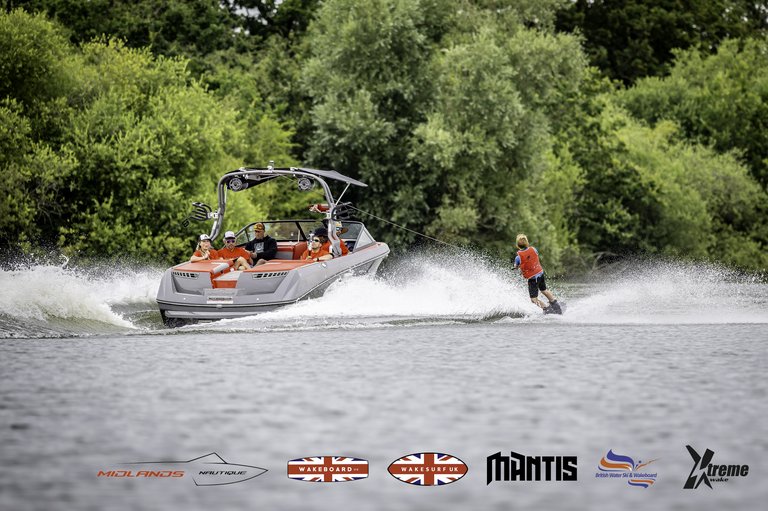 Rider at the 2024 Midlands Nautique UK Wake Nationals Wakeboard - Photo Mantis Pro Media