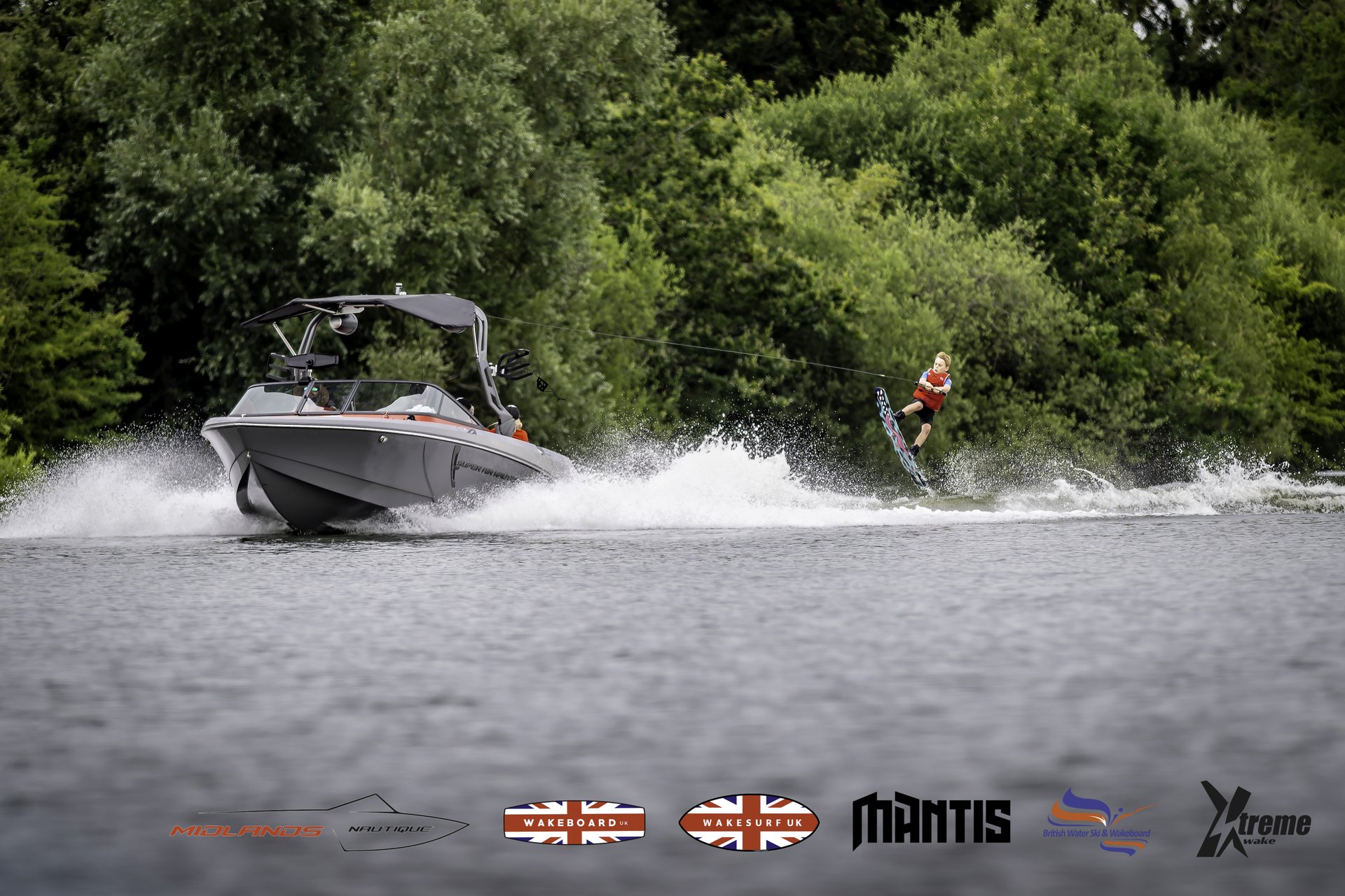 Rider at the 2024 Midlands Nautique UK Wake Nationals Wakeboard