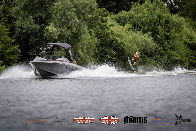 Rider at the 2024 Midlands Nautique UK Wake Nationals Wakeboard - Photo Mantis Pro Media
