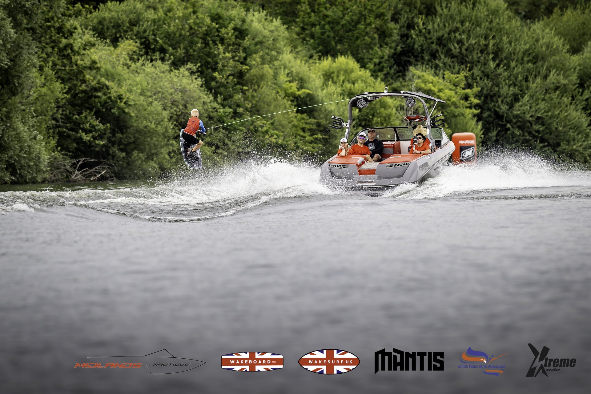 Rider at the 2024 Midlands Nautique UK Wake Nationals Wakeboard