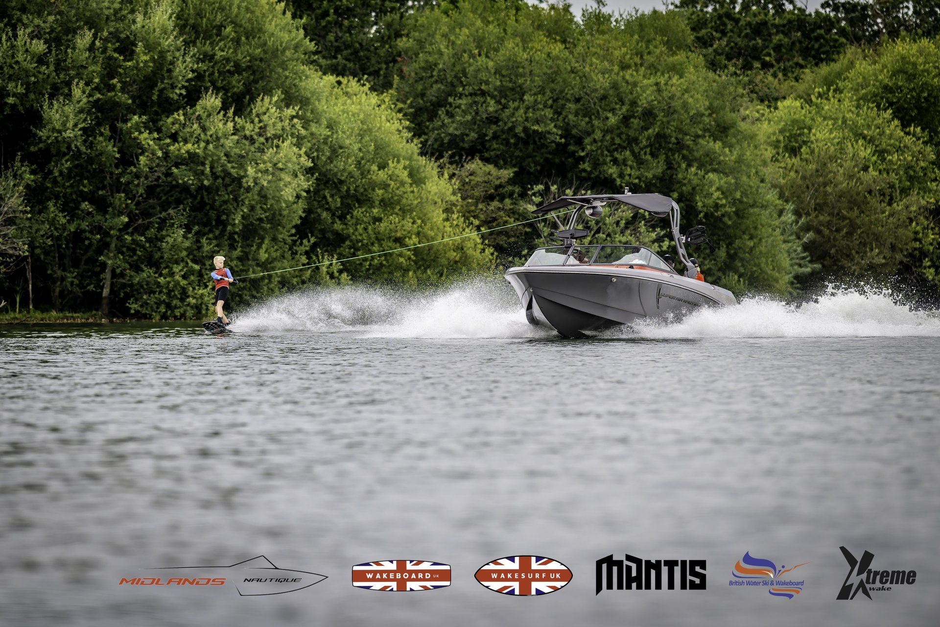 Rider at the 2024 Midlands Nautique UK Wake Nationals Wakeboard