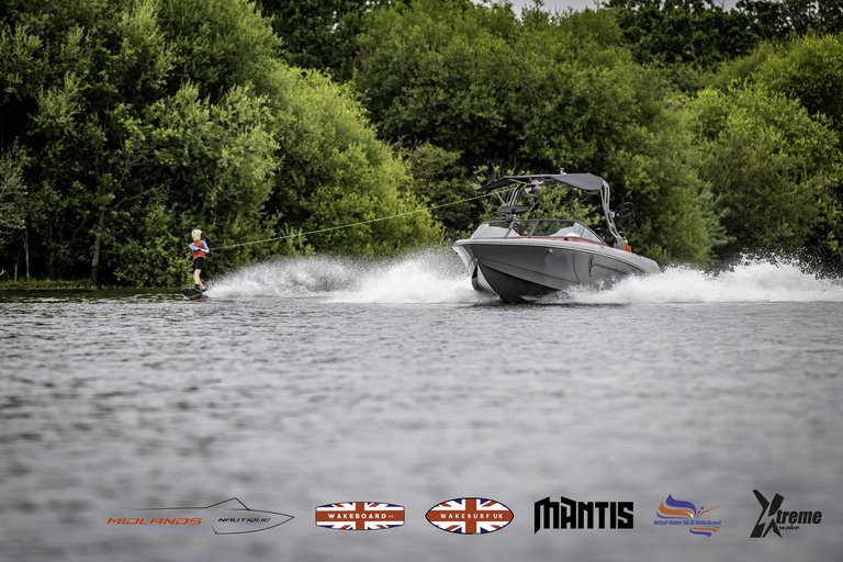 Rider at the 2024 Midlands Nautique UK Wake Nationals Wakeboard - Photo Mantis Pro Media