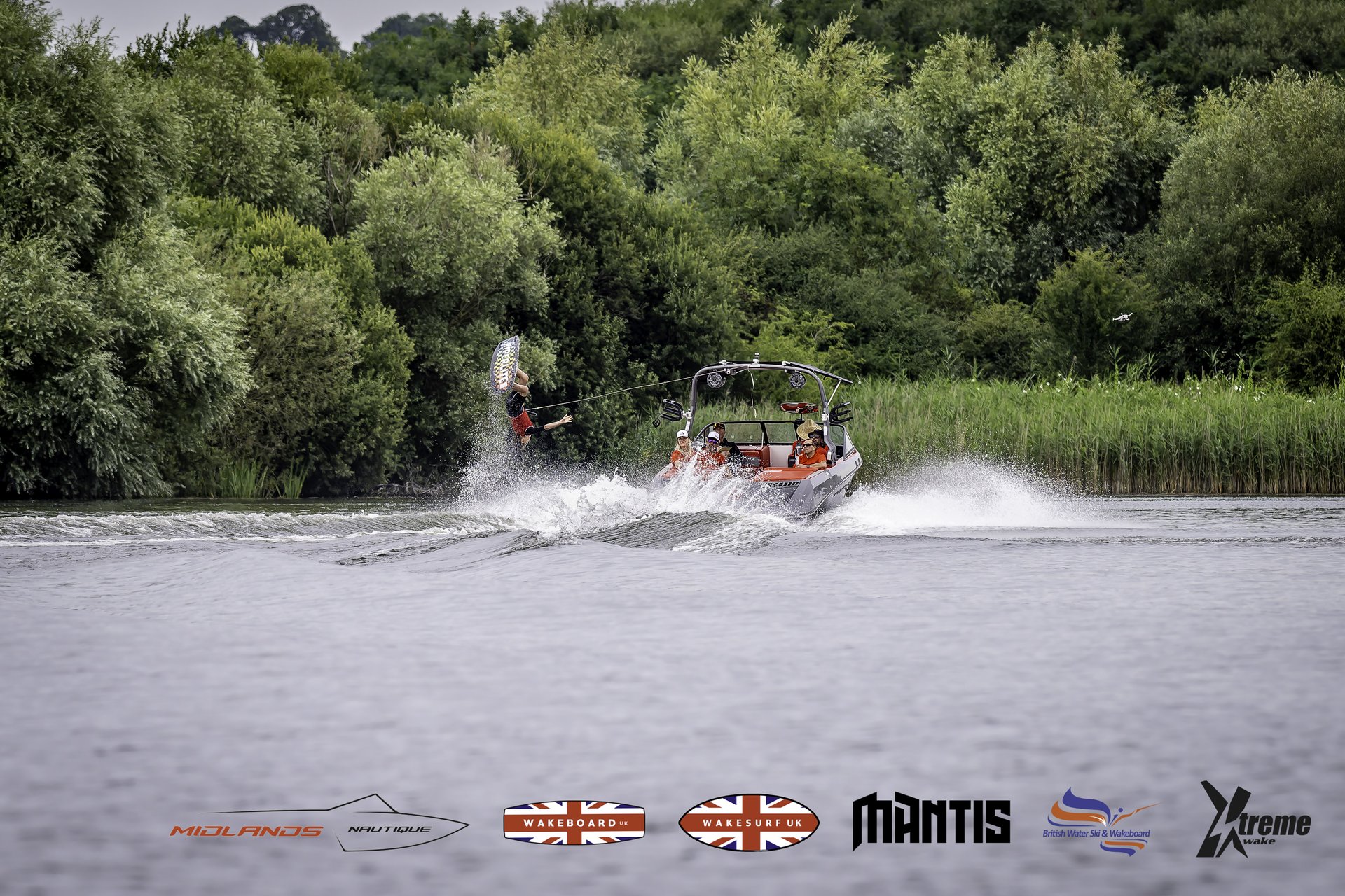 Rider at the 2024 Midlands Nautique UK Wake Nationals Wakeboard