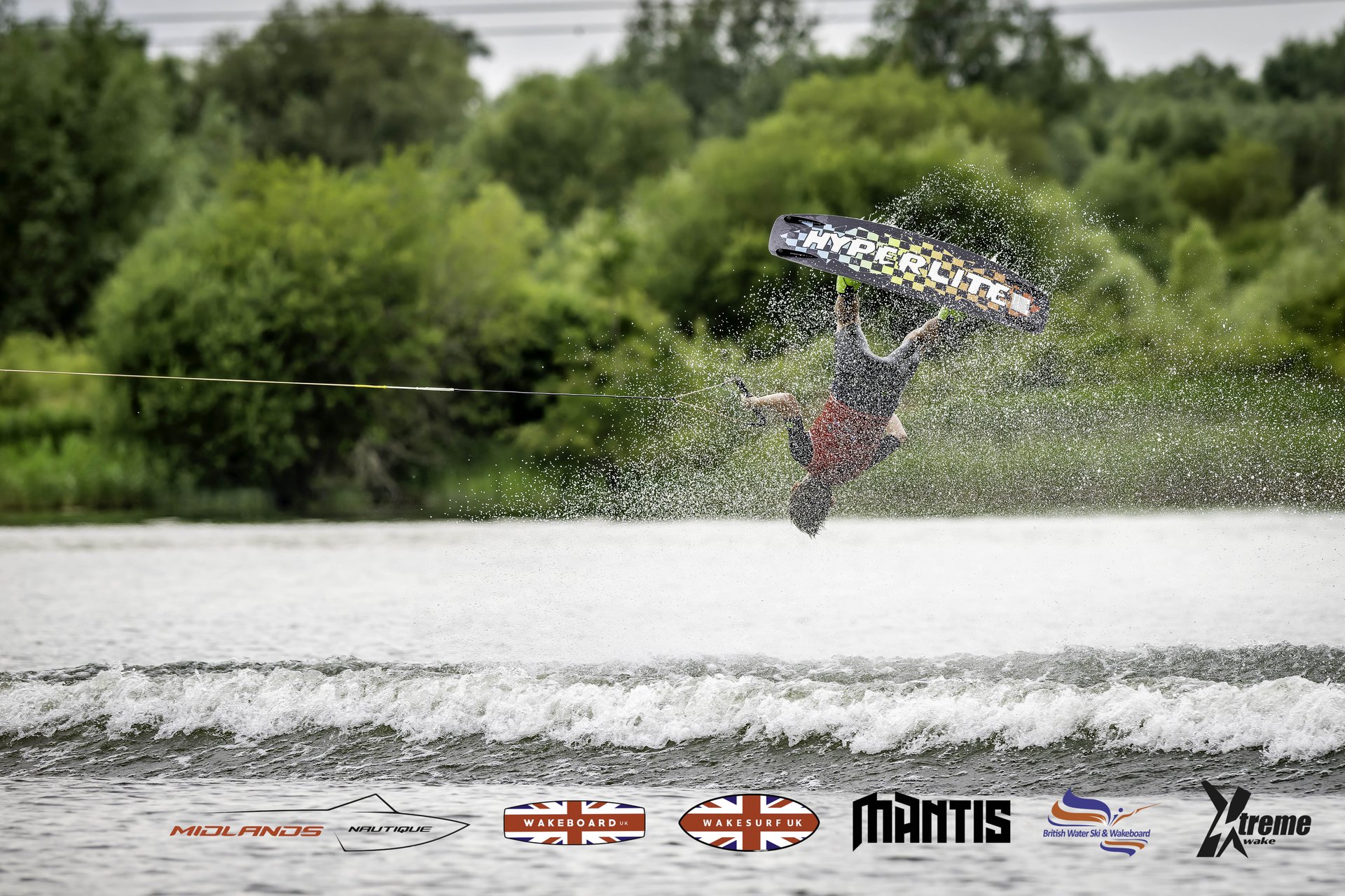 Rider at the 2024 Midlands Nautique UK Wake Nationals Wakeboard