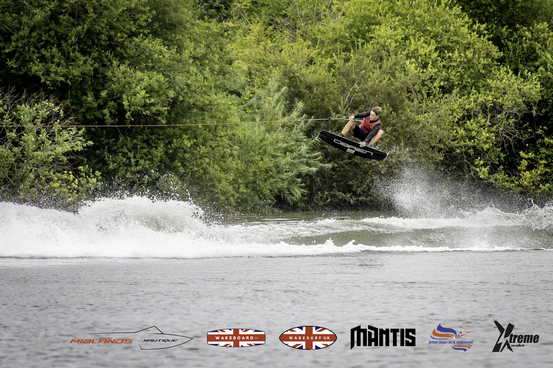 Rider at the 2024 Midlands Nautique UK Wake Nationals Wakeboard