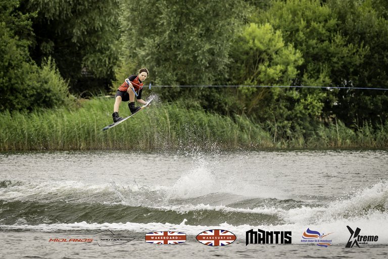 Rider at the 2024 Midlands Nautique UK Wake Nationals Wakeboard - Photo Mantis Pro Media