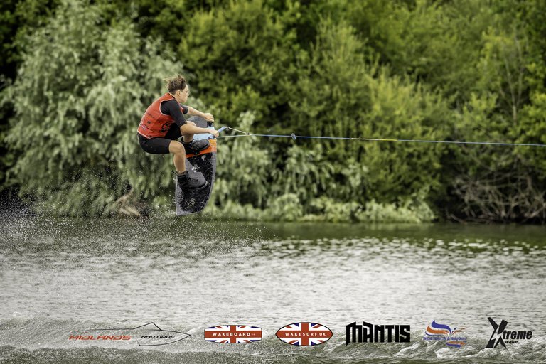 Rider at the 2024 Midlands Nautique UK Wake Nationals Wakeboard - Photo Mantis Pro Media