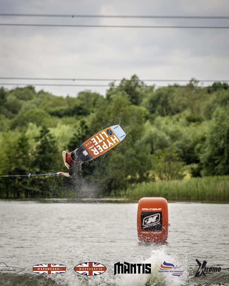 Rider at the 2024 Midlands Nautique UK Wake Nationals Wakeboard - Photo Mantis Pro Media