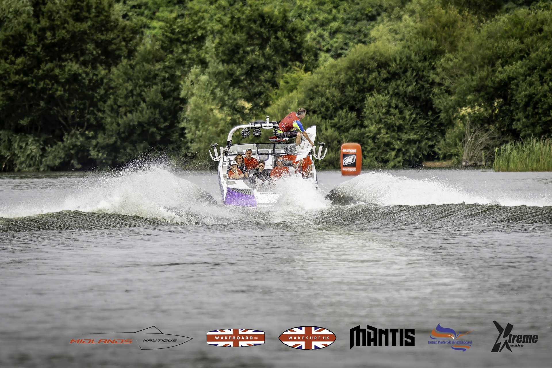 Rider at the 2024 Midlands Nautique UK Wake Nationals Wakeboard