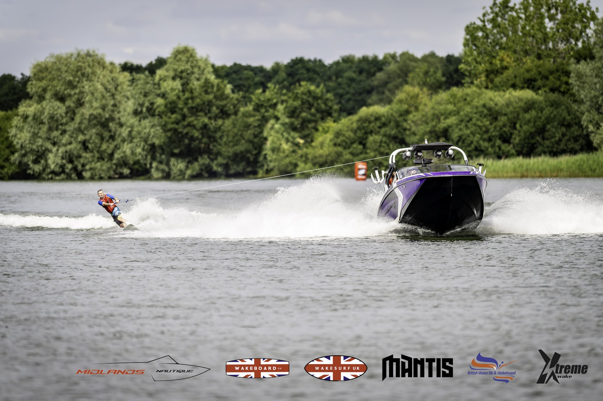 Rider at the 2024 Midlands Nautique UK Wake Nationals Wakeboard