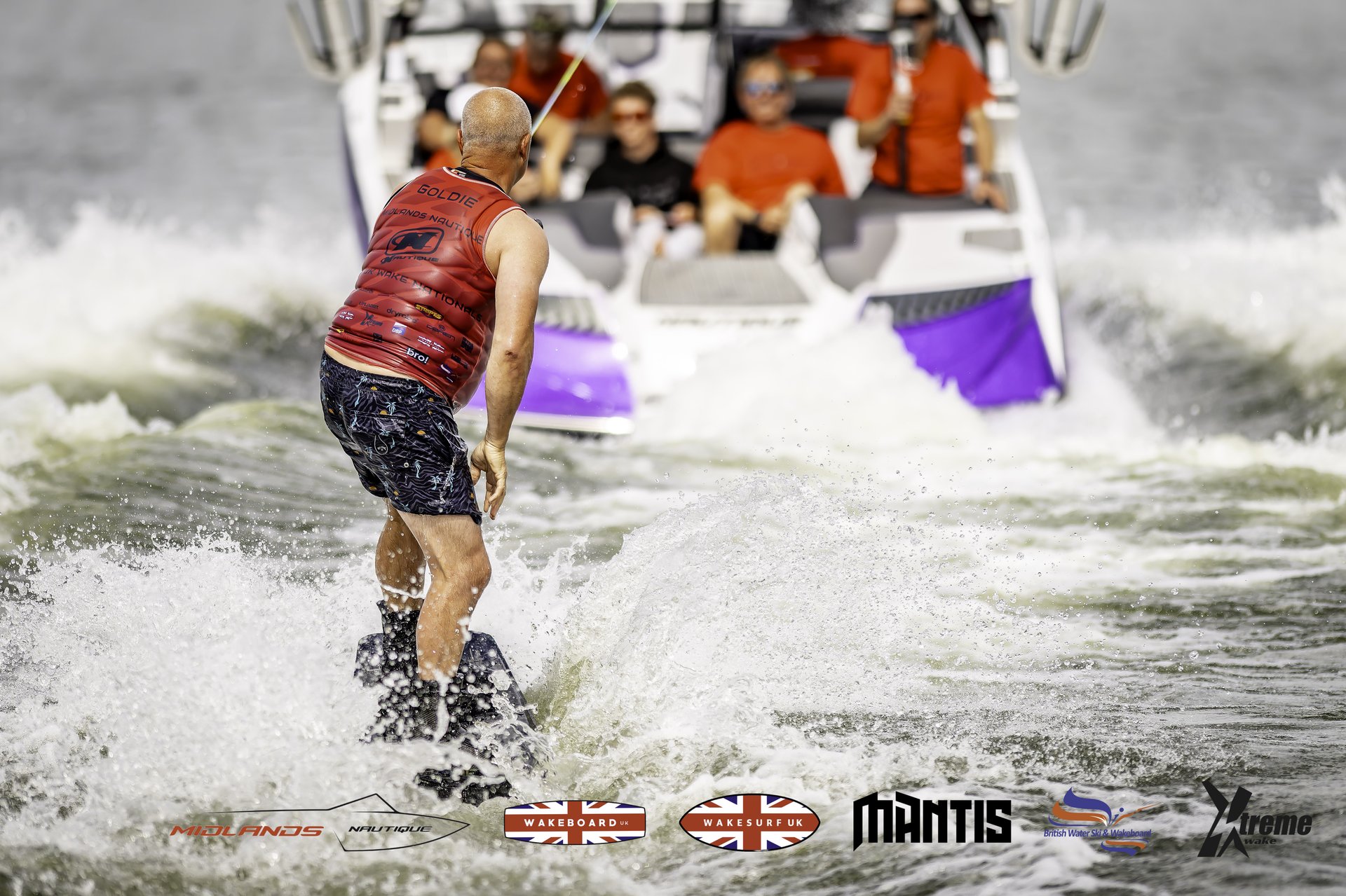 Rider at the 2024 Midlands Nautique UK Wake Nationals Wakeboard