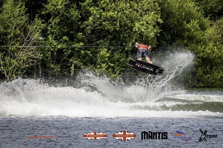 Rider at the 2024 Midlands Nautique UK Wake Nationals Wakeboard - Photo Mantis Pro Media