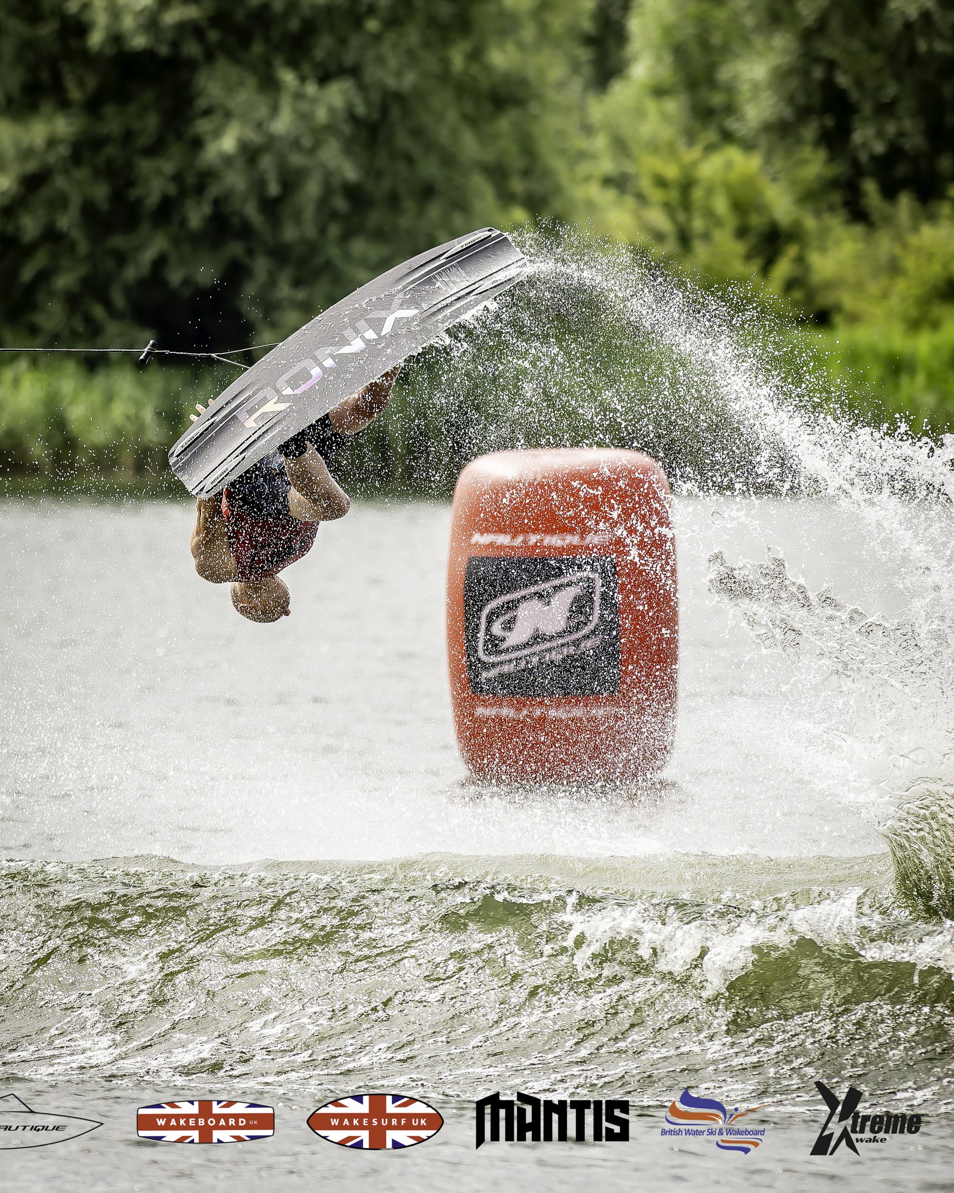 Rider at the 2024 Midlands Nautique UK Wake Nationals Wakeboard