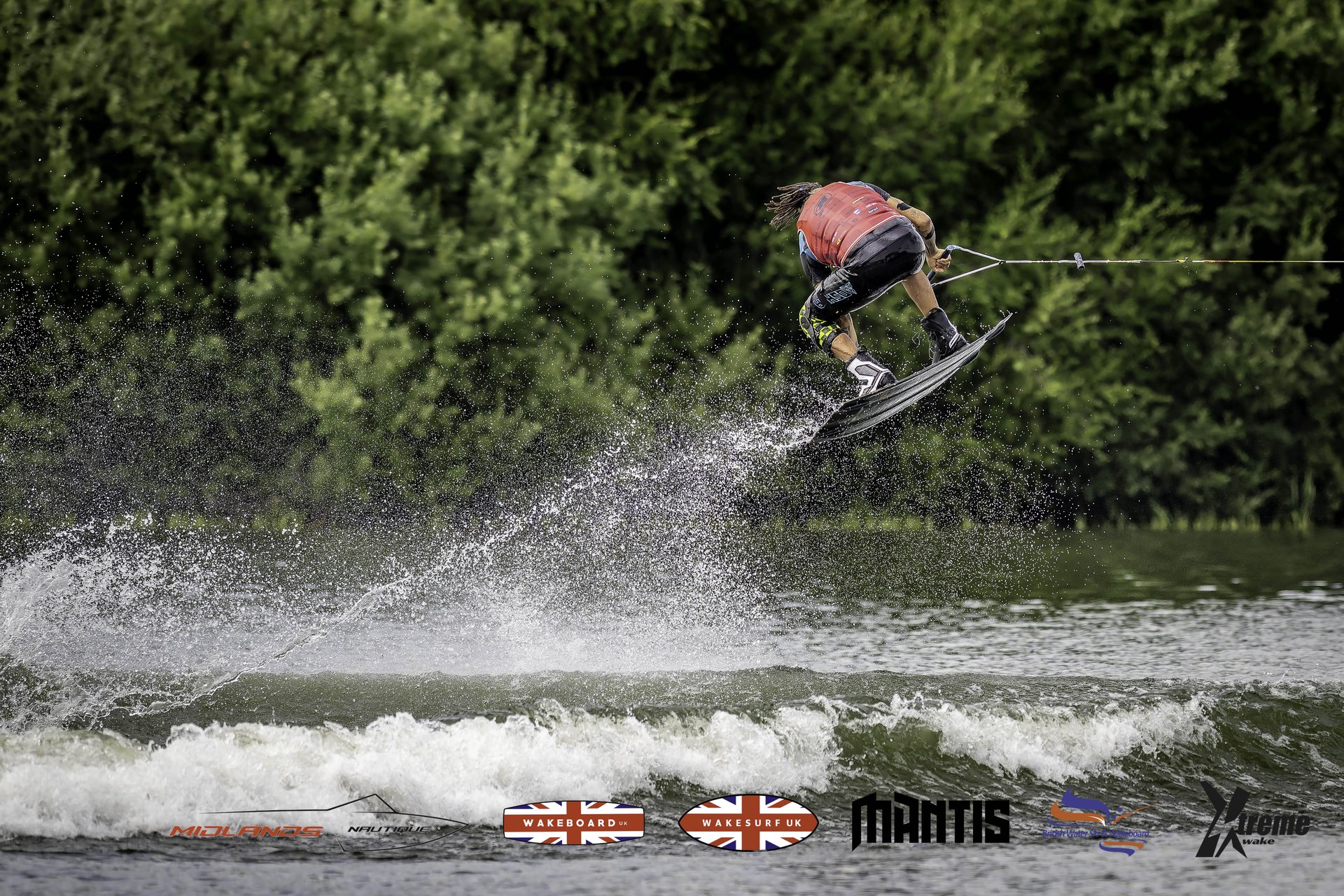 Rider at the 2024 Midlands Nautique UK Wake Nationals Wakeboard