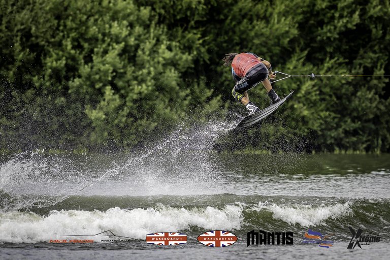 Rider at the 2024 Midlands Nautique UK Wake Nationals Wakeboard - Photo Mantis Pro Media