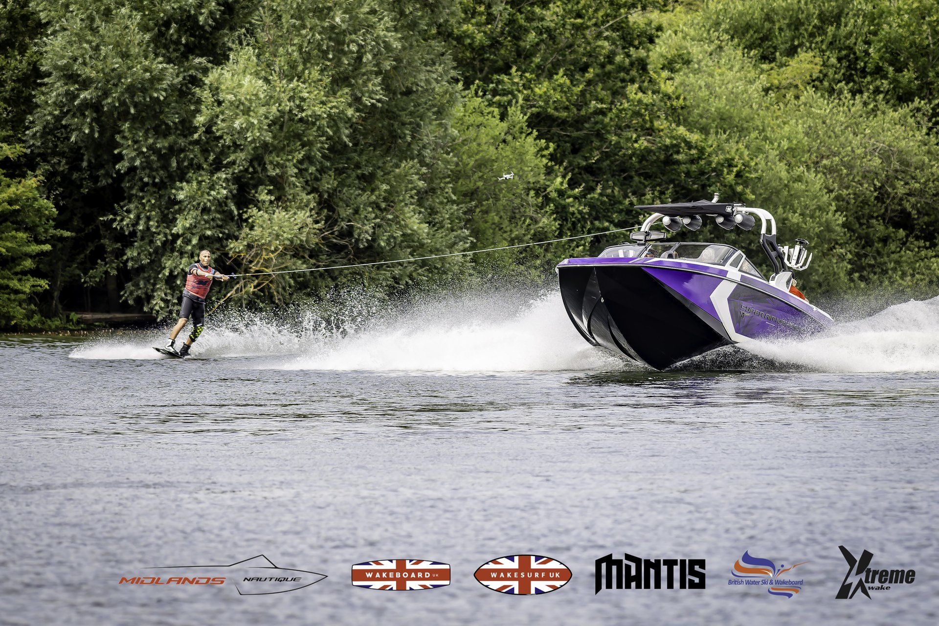 Rider at the 2024 Midlands Nautique UK Wake Nationals Wakeboard