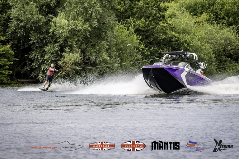 Rider at the 2024 Midlands Nautique UK Wake Nationals Wakeboard - Photo Mantis Pro Media