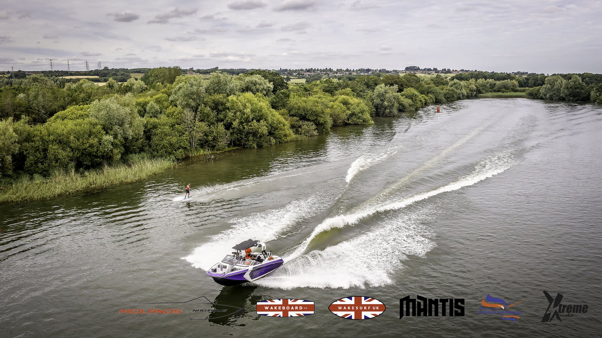 Rider at the 2024 Midlands Nautique UK Wake Nationals Wakeboard