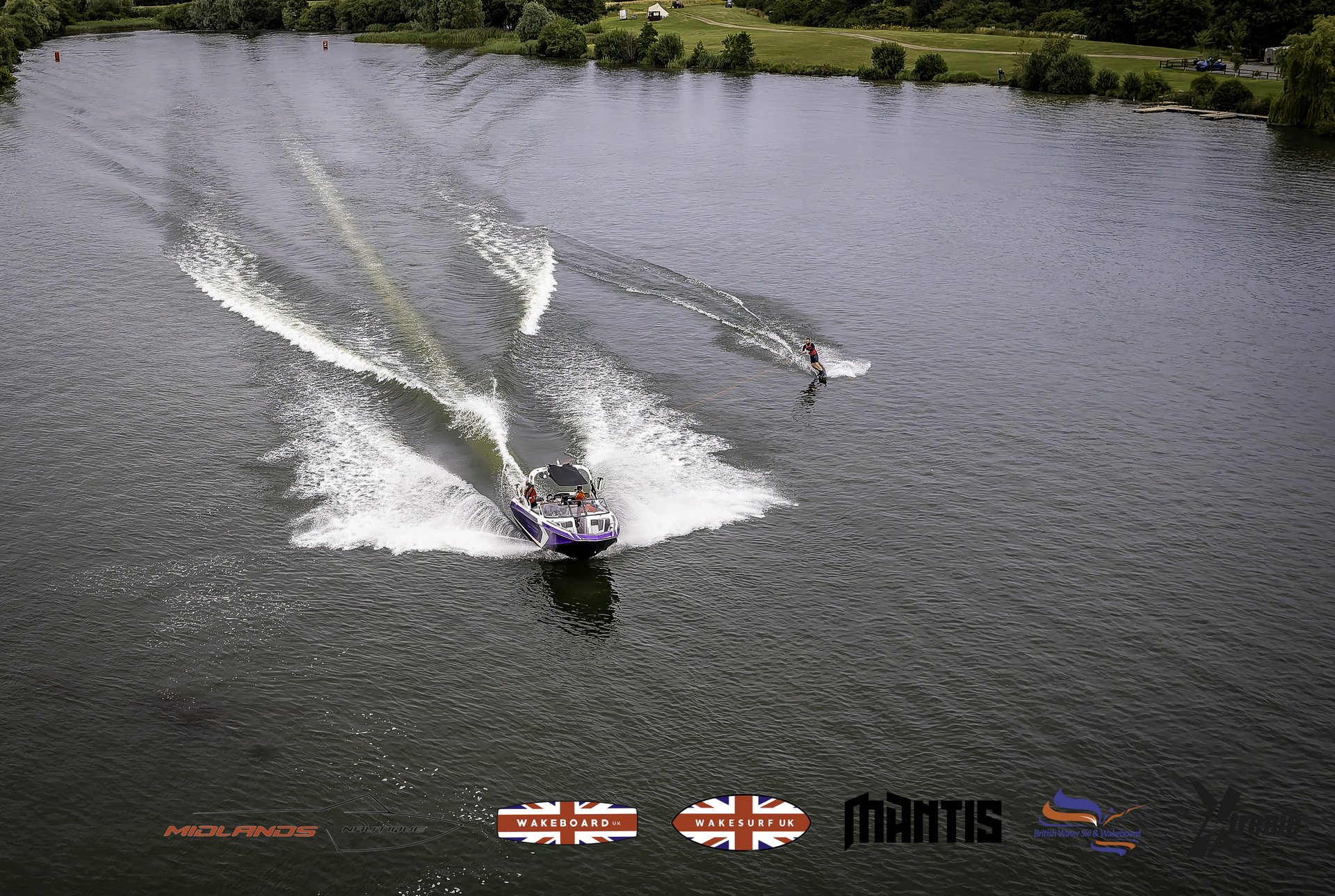 Rider at the 2024 Midlands Nautique UK Wake Nationals Wakeboard