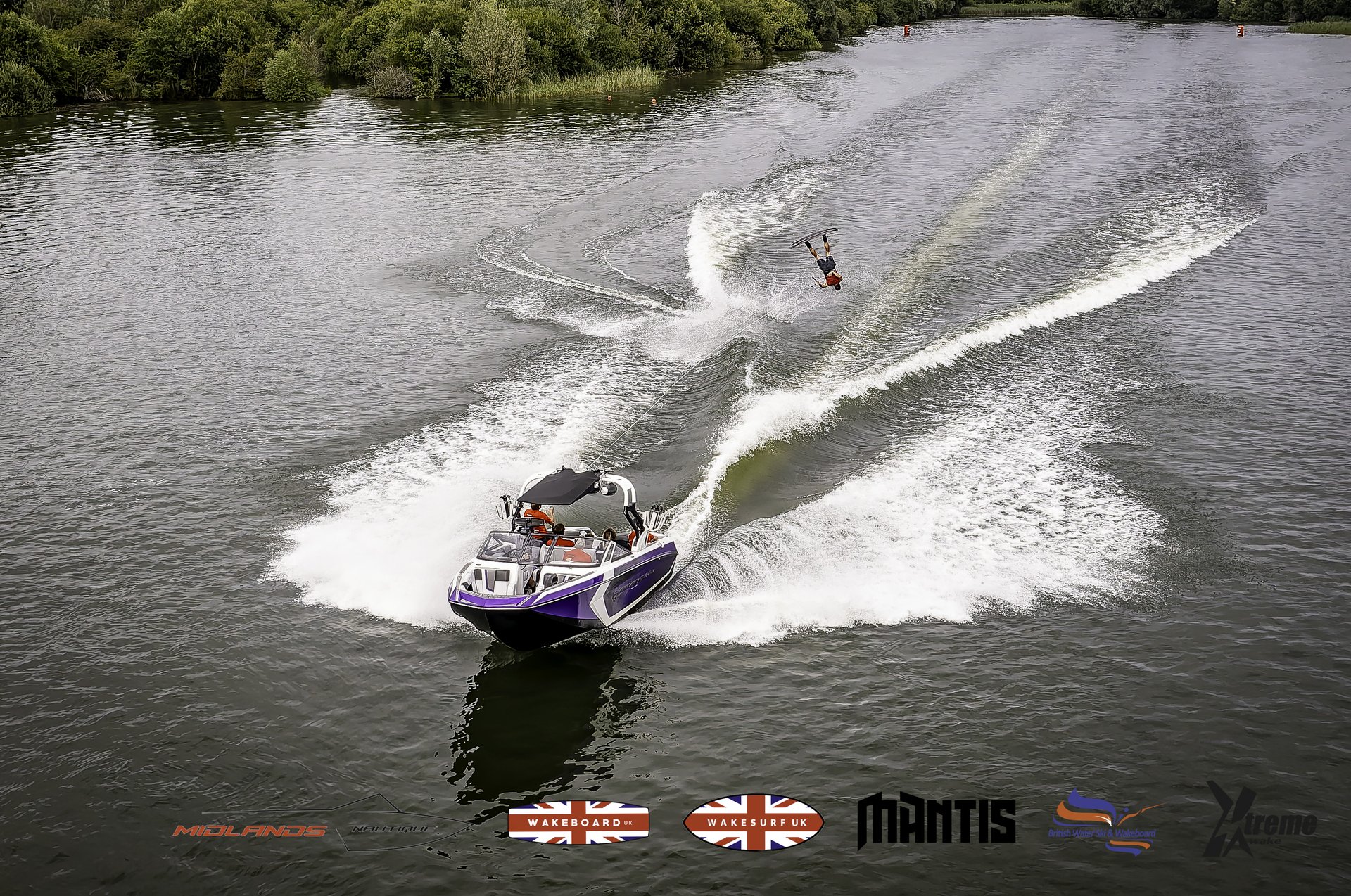 Rider at the 2024 Midlands Nautique UK Wake Nationals Wakeboard