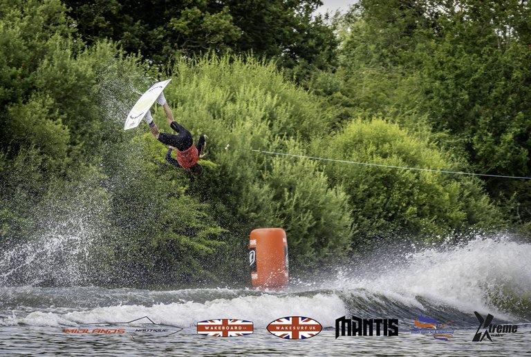 Rider at the 2024 Midlands Nautique UK Wake Nationals Wakeboard - Photo Mantis Pro Media