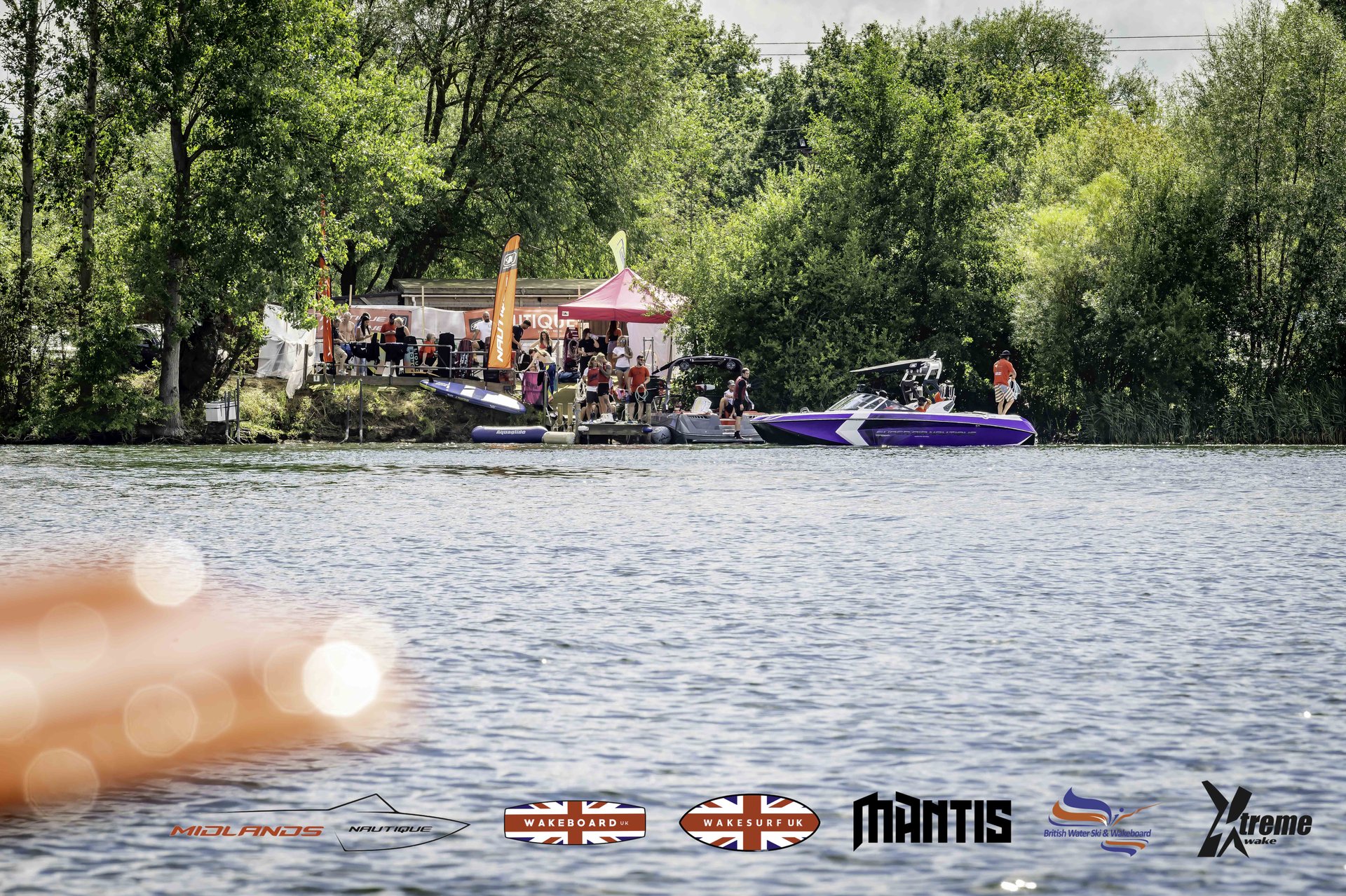 Rider at the 2024 Midlands Nautique UK Wake Nationals Wakeboard